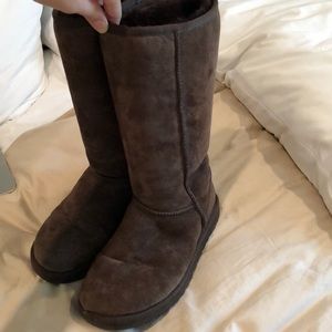 Tall Dark Brown Uggs